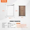 VEVOR Porte pour animaux domestiques Porte pour chiens en Voir les images du produit 8
