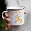 Achtung Welt Ich Bin Jetzt Acht Emaille Tasse 8. Geburtstag Produktbild-Vorschau 4