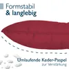 Beautissu Lounge Kissen Outdoor Rot XLuna, 60x40cm Produktbild-Vorschau 4