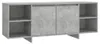 vidaXL TV-Schrank Betongrau 130x35x50 cm Holzwerkstoff Produktbild-Vorschau 1