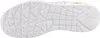 The underside of a white sneaker with a colorful pattern on the upper edge. Produktbild-Vorschau