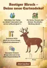 Rustikale Metall-Hirsch-Gartendekoration - Metall Rost Produktbild-Vorschau 2