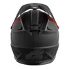 Kask rowerowy Bluegrass INTOX, czarny matowy/czerwony, Podgląd zdjęcia produktu 2