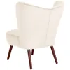 Sessel Kathy Bezug Samtvelours Buche nussbaum dunkel / Produktbild-Vorschau 3