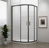 EASY BLACK Duschabtrennung Viertelkreis 900x800mm, L/R, Produktbild-Vorschau 5