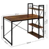 xDays Schreibtisch 120x60 cm mit Regal – Computertisch im Produktbild-Vorschau 6