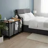 Relaxdays Wäschesammler mit 3 Wäschesäcke, 150 L, Holzoptik Produktbild-Vorschau 3