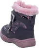 A single purple boot with pink trim and heart pattern. Produktbild-Vorschau