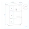 KOMTO Bücherregal  60 cm breit, weiß, Bücherregal mit 3 Produktbild-Vorschau 4