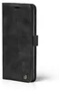 A black flip-style phone case is shown from the side against a white background. Produktbild-Vorschau