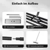 Wiltec Aluminium Rasenrakel 121,9 x 25,4 cm mit 2 m Stiel, Produktbild-Vorschau 6