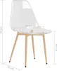 vidaXL Chaises de salle à manger 4 pcs. Transparent PET Voir les images du produit 7
