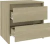 vidaXL Nachttisch Sonoma-Eiche 45x34,5x44,5 cm Produktbild-Vorschau 4