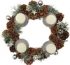 Adventskranz HWC-M15, Adventsgesteck Tischkranz Produktbild-Vorschau 3
