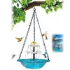 Solarbetriebener hängender Vogelbad-Wasserfallbrunnen, Produktbild-Vorschau 1