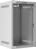 Lanberg Rack Wandschrank 10" 9U/280X310 Glastür grau Podgląd zdjęcia produktu 1