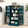 COSTWAY Armoire de cuisine, armoire à provisions, armoire Voir les images du produit 9
