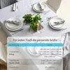 Tovaglia Ø 135 cm per tavolo da cucina e da pranzo in rosa Anteprima dell’immagine prodotto 6