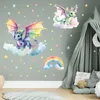 255 Wandtattoo bunte Drachen - Größe 750 x 420 mm Produktbild-Vorschau 3