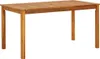 vidaXL Gartentisch 140x80x74 cm Massivholz Akazie Anteprima dell’immagine prodotto 5