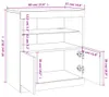 vidaXL Kredens z oświetleniem LED Szary Sonoma 60x37x67 cm Podgląd zdjęcia produktu 8