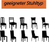 Stuhlhussen 4er set,Stuhlbezug,Waschbar(Orange,Fluoreszenz) Produktbild-Vorschau 3
