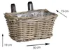 Mica Decorations Korb Marcia - 30x19x15 cm - Rattan - Grau Produktbild-Vorschau 4