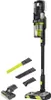 A cordless vacuum cleaner with accessories is displayed against a white background. Produktbild-Vorschau