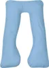 vidaXL Tehotenský vankúš 90x145 cm Light Blue Náhľad obrázku produktu 4