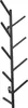 Wieszak na ubrania LOFT42 – czarny – metalowy – 9 haczyków Podgląd zdjęcia produktu 1