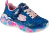 Skechers Eternal Heart Lights Klettschuh Blau Produktbild-Vorschau 1