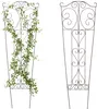 Relaxdays Rankgitter, 2er Set, HxB: 115 x 38 cm, Metall, Produktbild-Vorschau 1