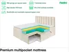 MEBLINI Boxspringbett mit Bettkasten - Gepolstert Produktbild-Vorschau 6