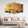 5-teiliges leinwandbild venedig gondel italien 200x100 cm Produktbild-Vorschau 3