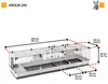 Ferplast Kaninchenkäfig Krolik 200 Grau 205x60x50 cm Produktbild-Vorschau 6