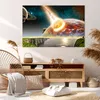 Bild auf Leinwand - Leinwandbild - Raum Erde Planet Komet - Produktbild-Vorschau 7