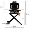 BBQ-Toro Tragbarer Tisch Gasgrill mit Grilltisch für Produktbild-Vorschau 7