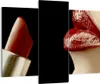 Bild auf Leinwand - Leinwandbild - Frau rote Lippen Produktbild-Vorschau 1