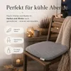 SILUK gemütliches Sitzkissen aus Filz 40cm x 40 cm - Produktbild-Vorschau 8