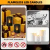 LED Weihnachten Kerzen Flammenlose LED Kerzen, 2er Set, mit Produktbild-Vorschau 4