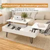 GUNUSS Couchtisch höhenverstellbarer Wohnzimmertisch 100 Produktbild-Vorschau 4