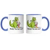 Really? The last one? Tasse Blau Drache frisst Einhorn Produktbild-Vorschau 3