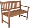 Gartenbank PROMOTION 2-sitzig mit Armlehne aus 100% Eukalyptus geölt Podgląd zdjęcia produktu