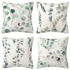 Grün Eukalyptus Blätter Kissenbezüge 45x45 cm 4er Set, Produktbild-Vorschau 1