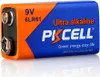 PKCELL 1er 6LR61 Batterien 9V 980 mAh Alkaline-Plus Alkali Produktbild-Vorschau 4