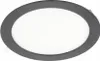 12W Runde LED Einbauleuchte slim Panel Spot mit schwarzen Produktbild-Vorschau 1