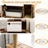 PawHut 2-in-1 Katzenklo Schrank, Katzenklo mit Produktbild-Vorschau 7