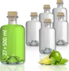 27 Glasflaschen 500 ml leer zum selbst Befüllen mit Korken Produktbild-Vorschau 1