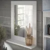 Koupelnové zrcadlo Vicco Vilda Bílá 40 x 50 cm, Model 55564 Náhled obrázku produktu 4