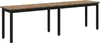vidaXL Bank Kunsthandwerk Eiche 160 x 35 x 45 cm Produktbild-Vorschau 1